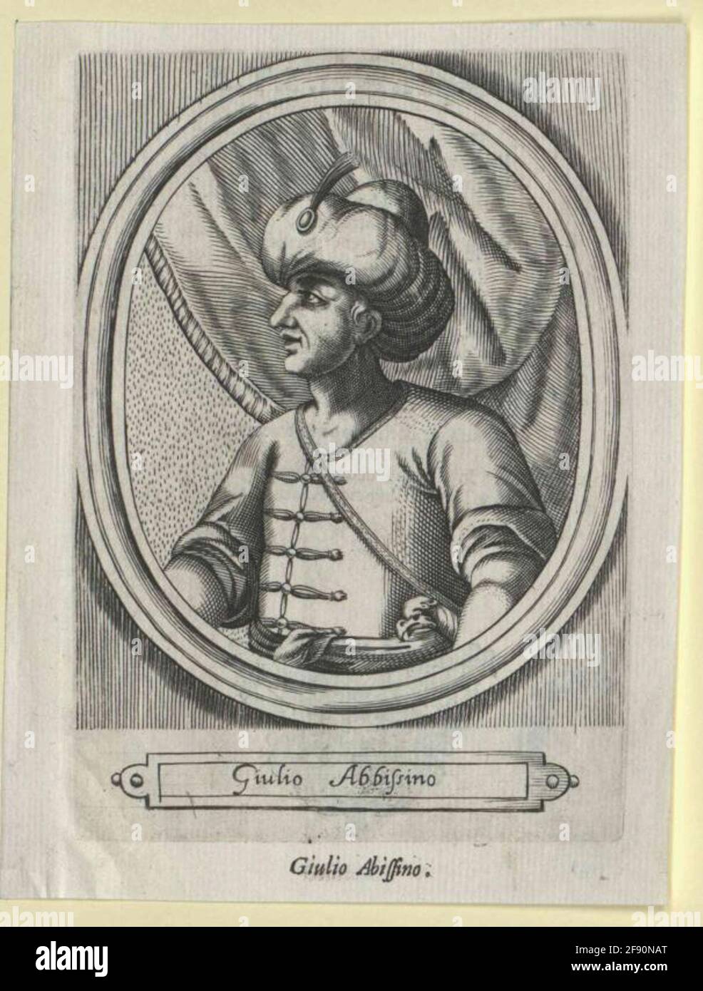 Giulio Abissino . Foto Stock