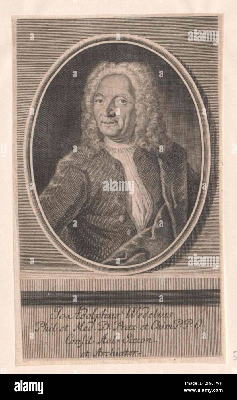 Wedel, Johann Adolph . Foto Stock