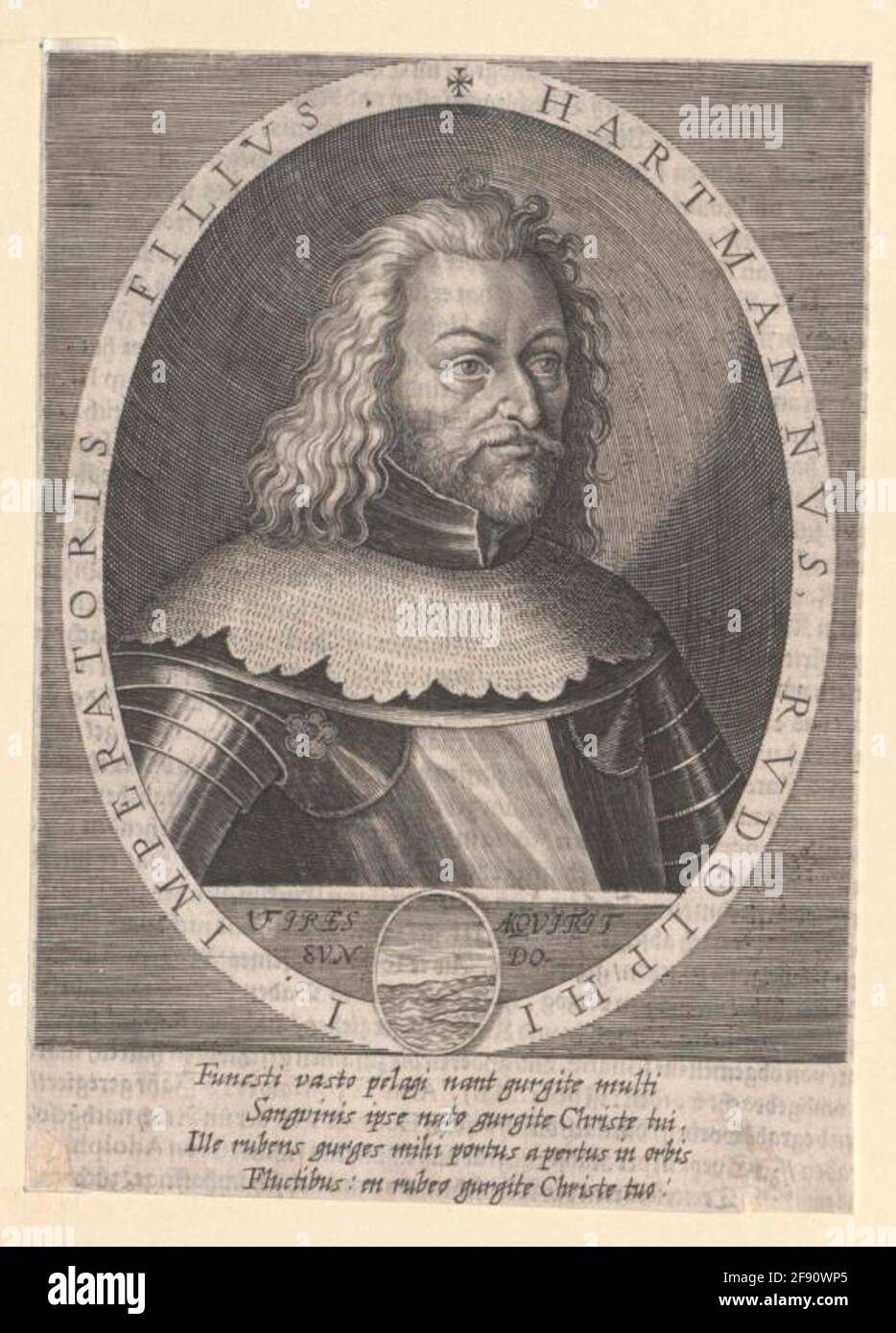 Hartmann, conte di Asburgo. Foto Stock