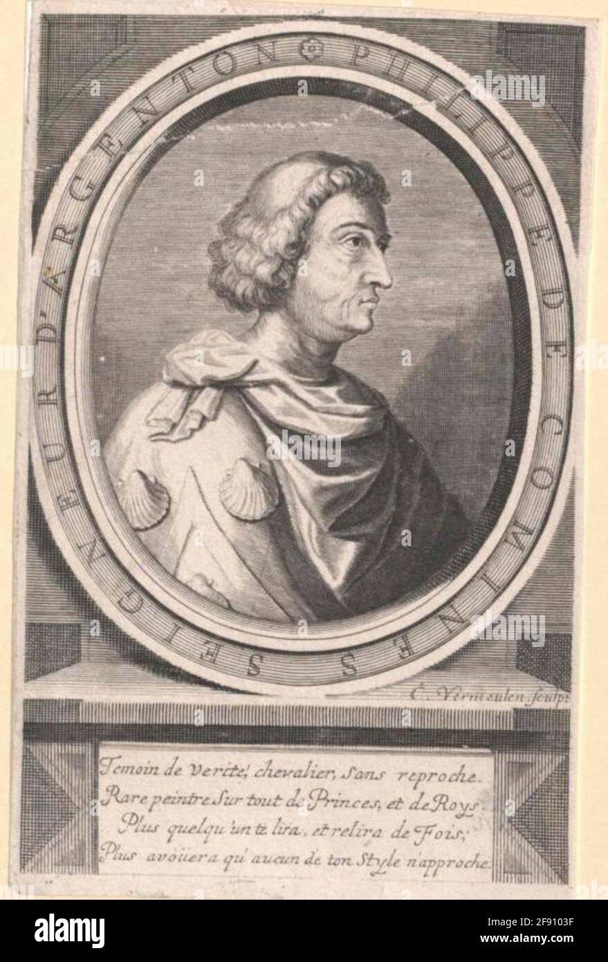 Commines, Philipps la stale: Misthercen, Cornelis (1644) Dationiection: 1659/1709 Foto Stock