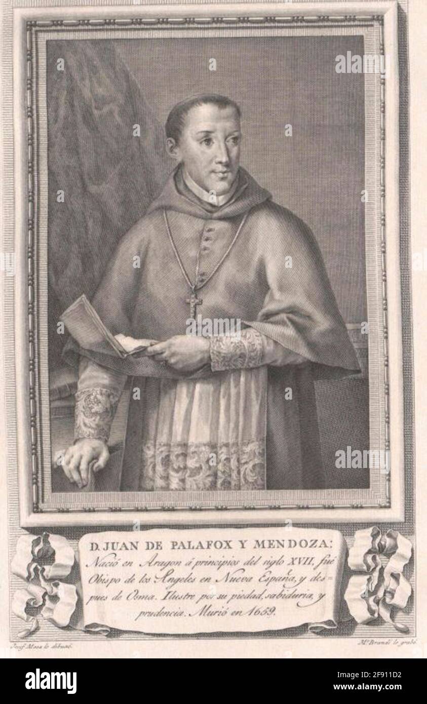 Palafox e Mendoza, Juan de. Foto Stock