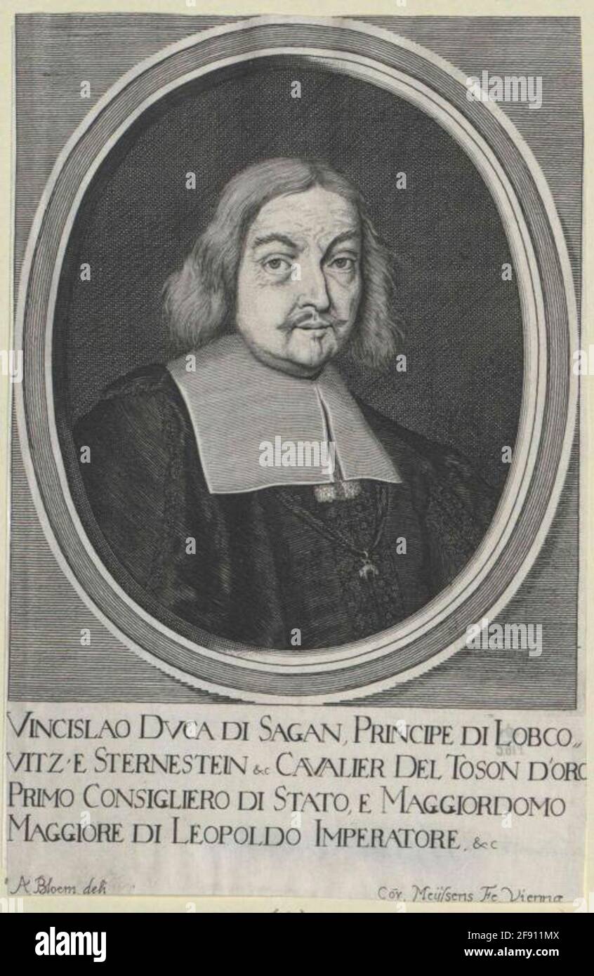 Lobkowitz, Principe Eusebio di Wenzel. Foto Stock
