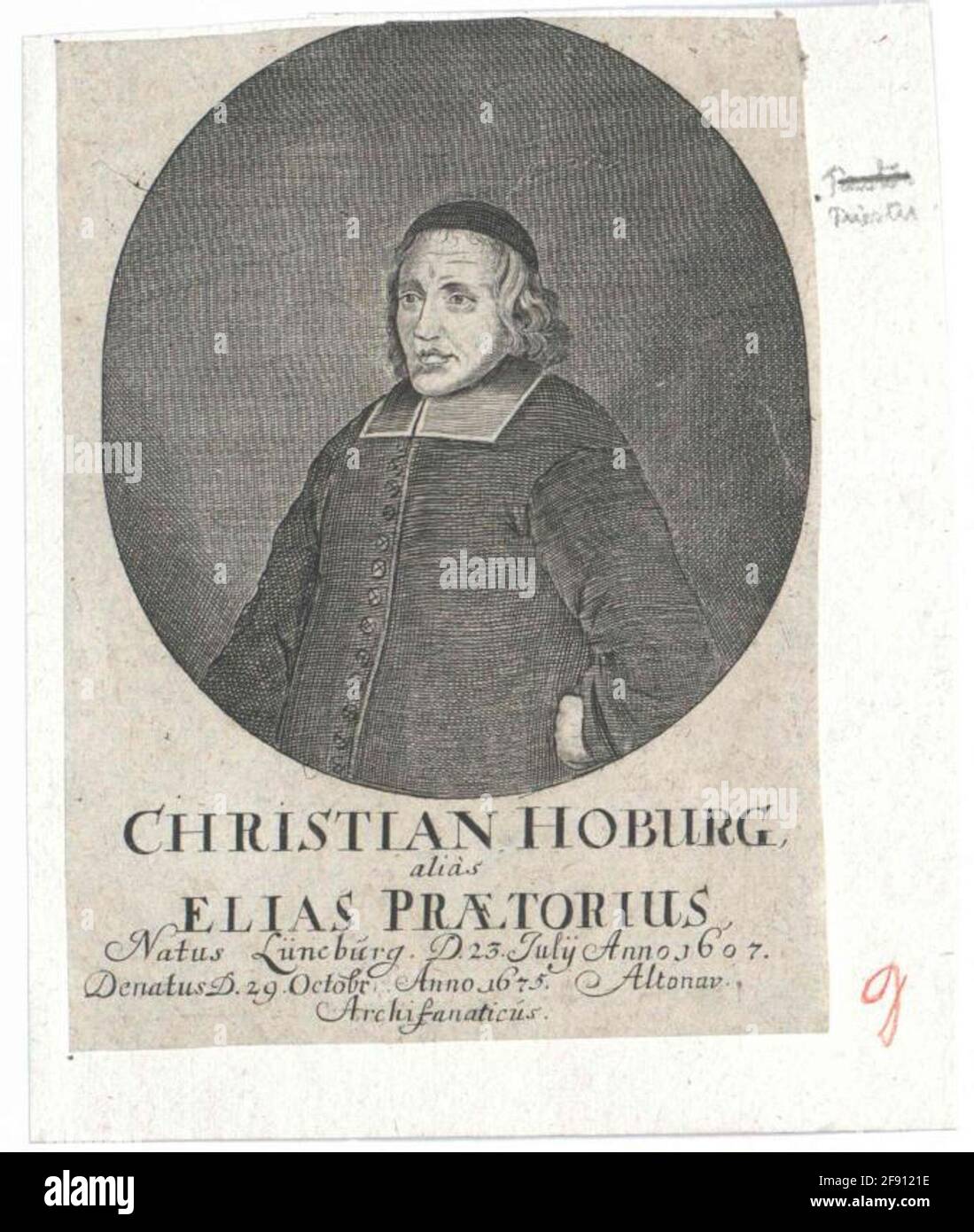 Hohburg, Cristiano 1675 / 1725 Foto Stock