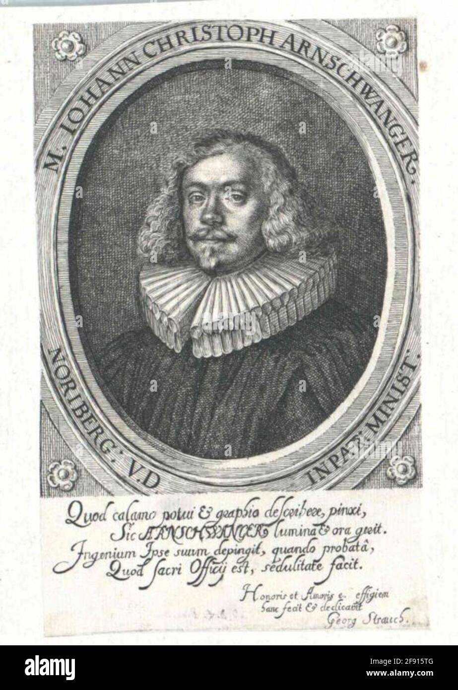 Arnenschang, Johann Christoph Stecher: Strauch, Georg Foto Stock