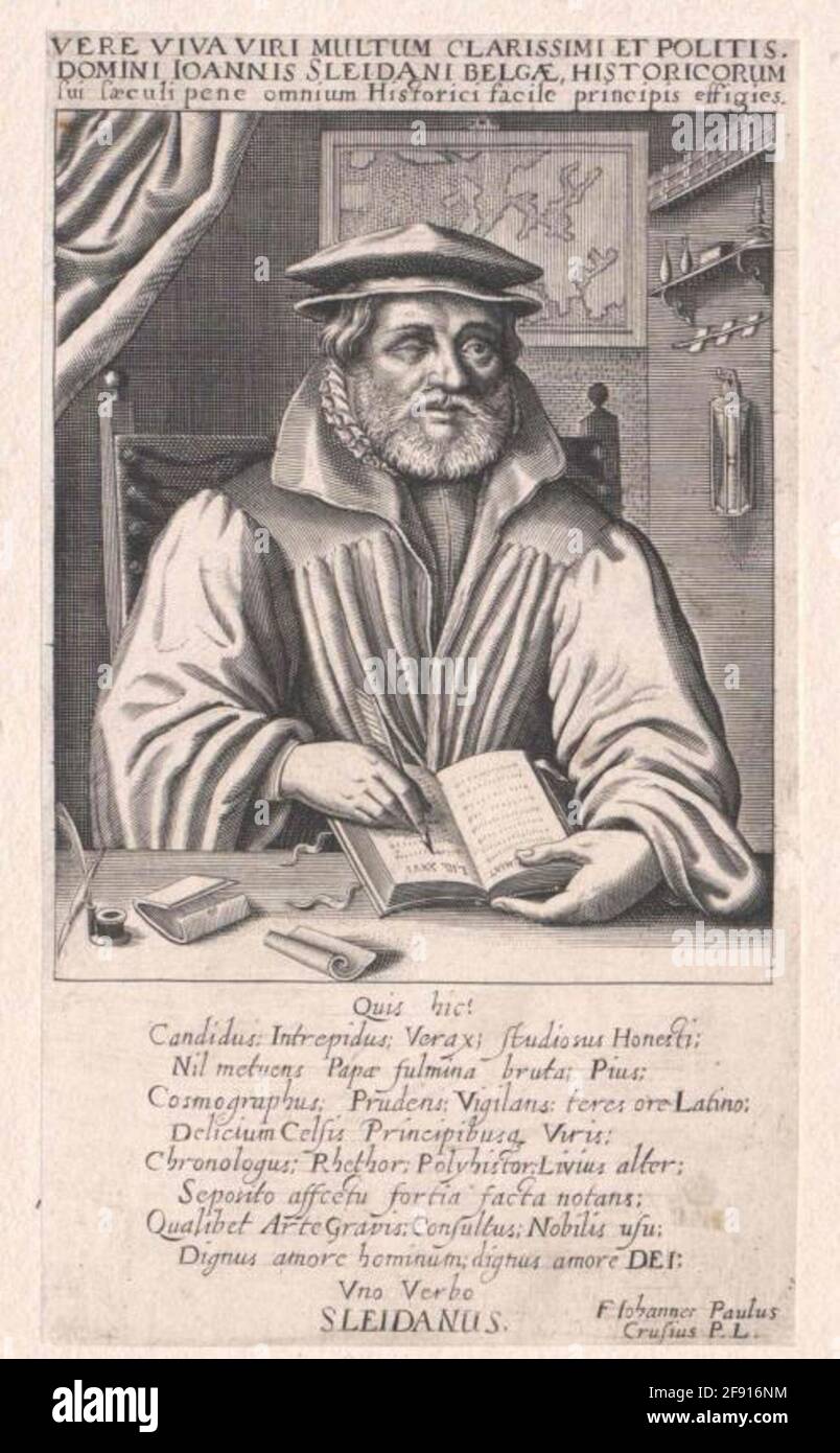 Sleidan, Johann. Foto Stock