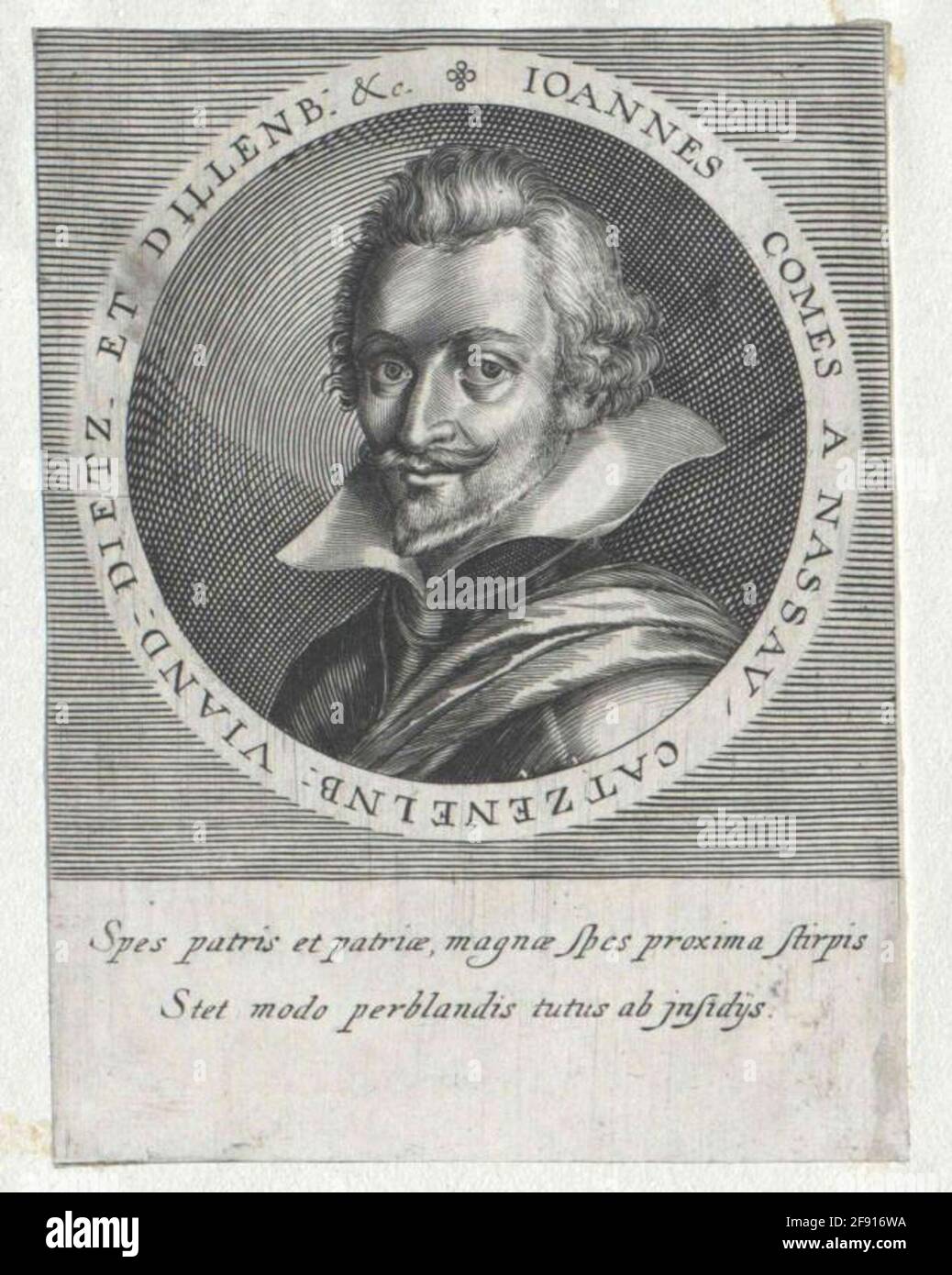 Johann VIII, il giovane conte di Nassau-Siegen. Foto Stock