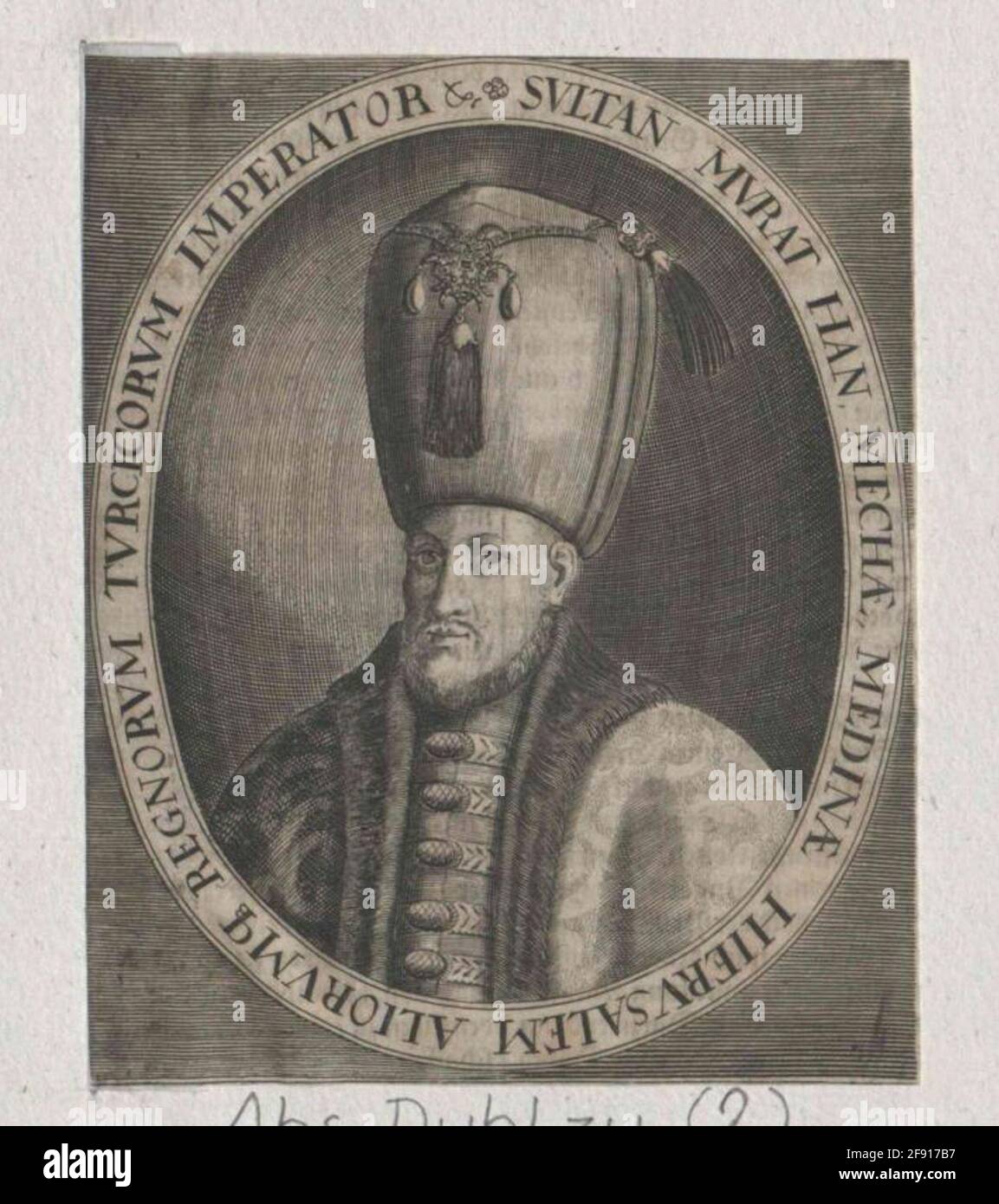 Murad IV., Sultano di Turchia. Foto Stock