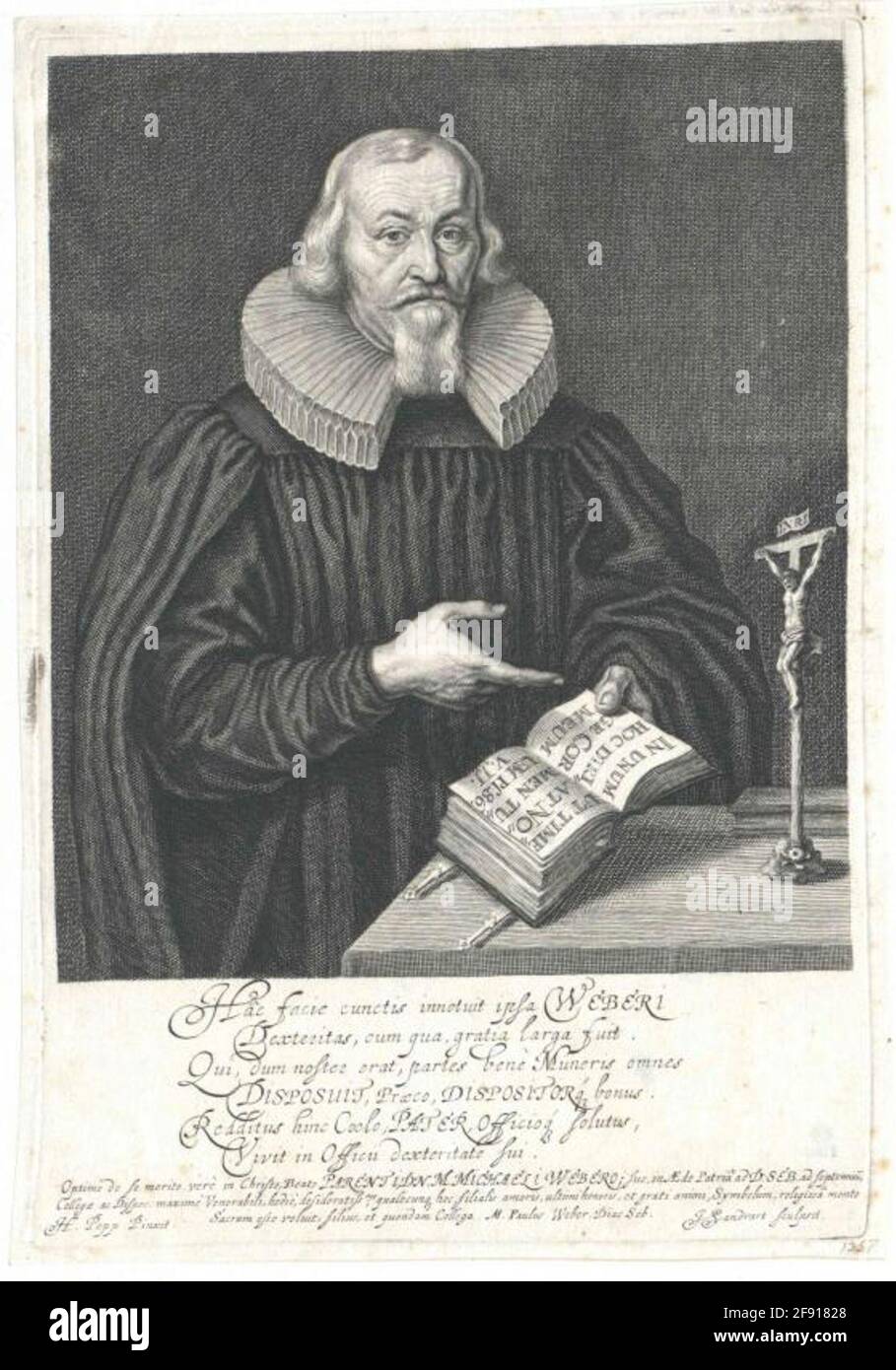 Weber, Michael Pittore: Popp, Heinrichstecher: Sandrart, Jacob of (1630) Foto Stock