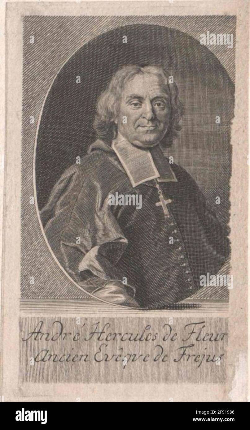 Fleury, André Hercule De Stechher: ​​Bernigeroth, Martin Foto Stock