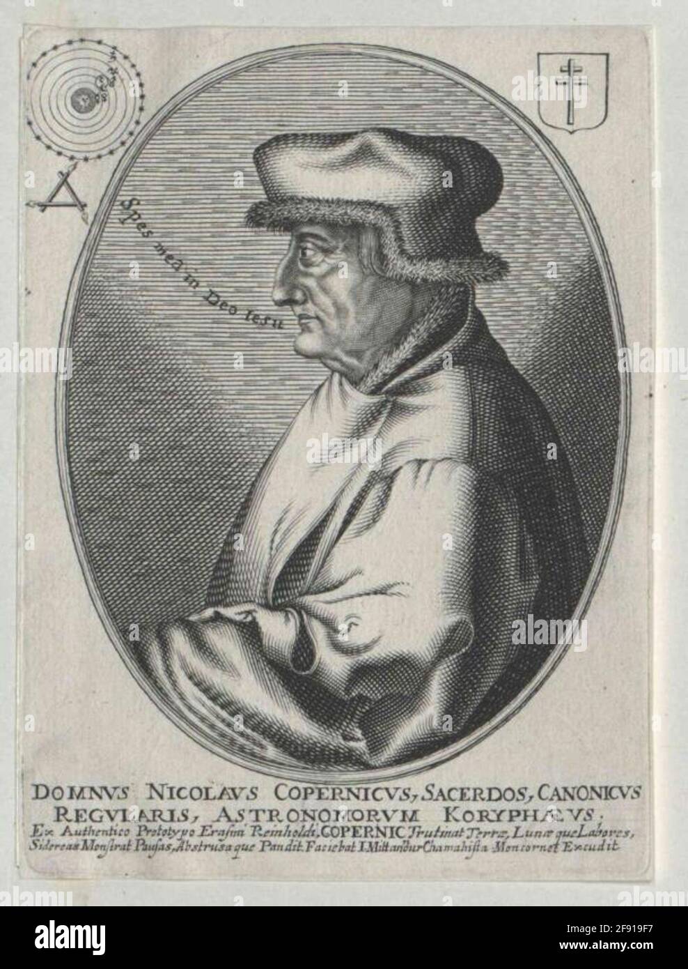 Copernicus, Nikolaus Editore: Moncornet, Baltazardatting: 1615/1668 Foto Stock