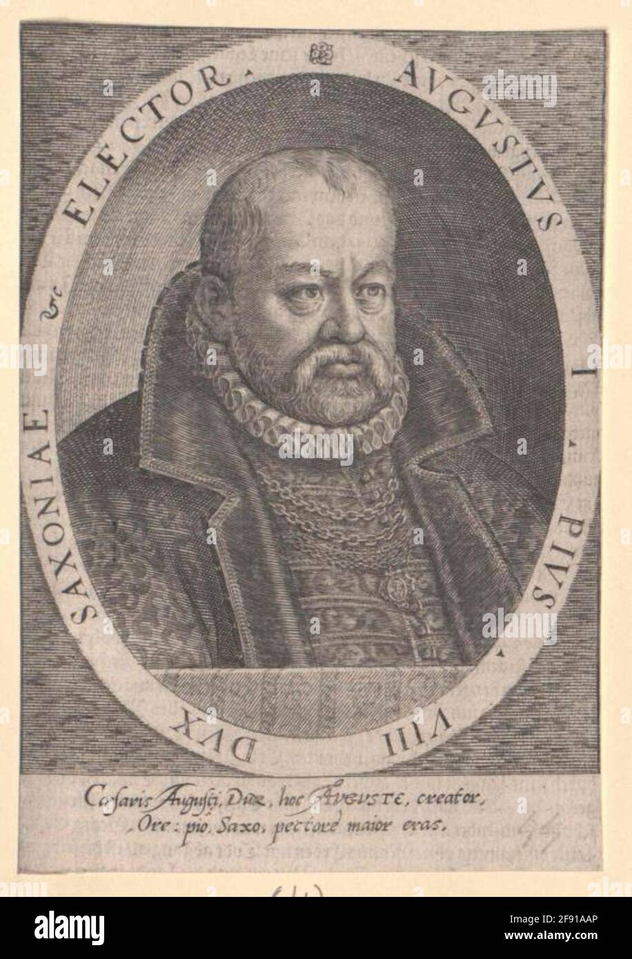Agosto, Elettore di Sassonia. Foto Stock