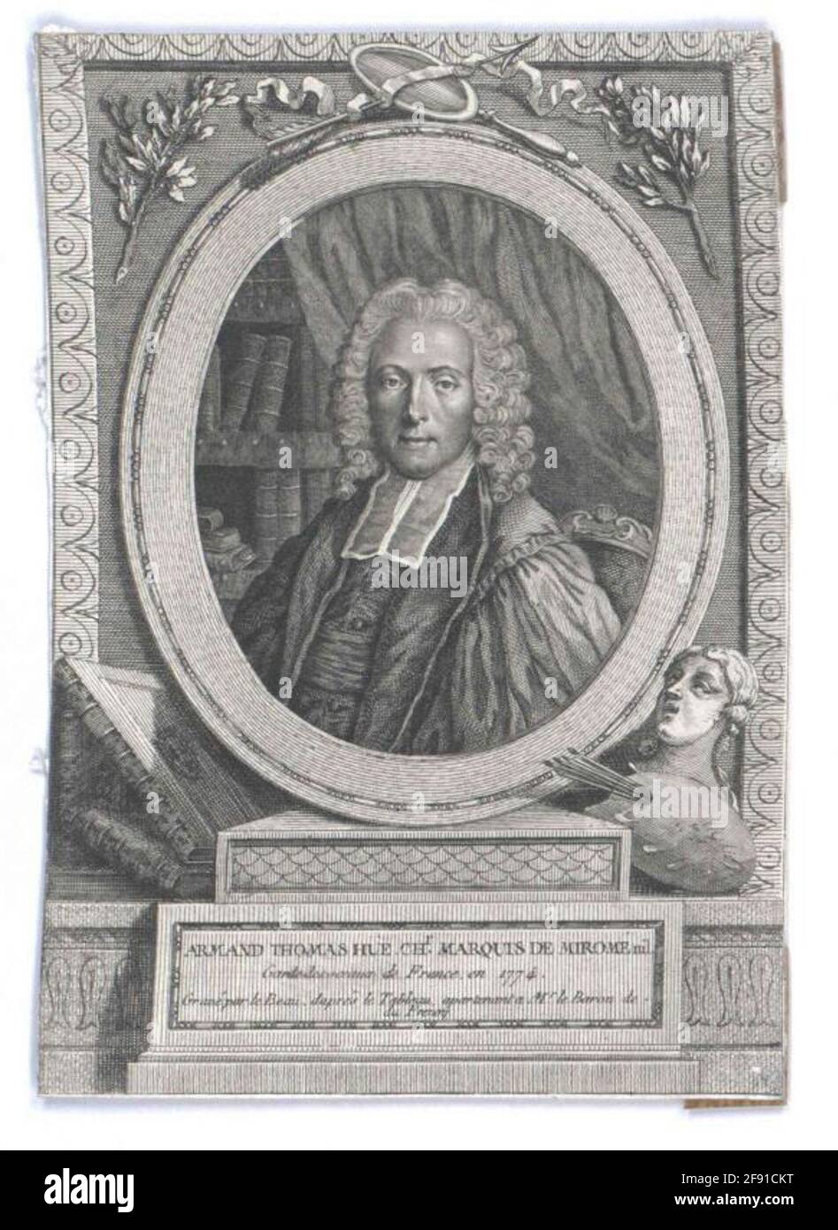 Hue, Marchese di Miromesnil, Armand-Thomas. Foto Stock