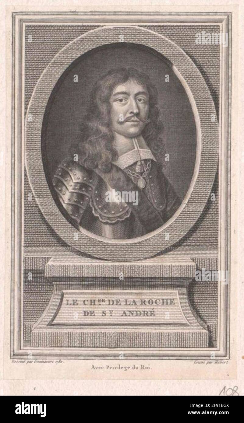 La roccia di Saint Andre, Gilles. Foto Stock