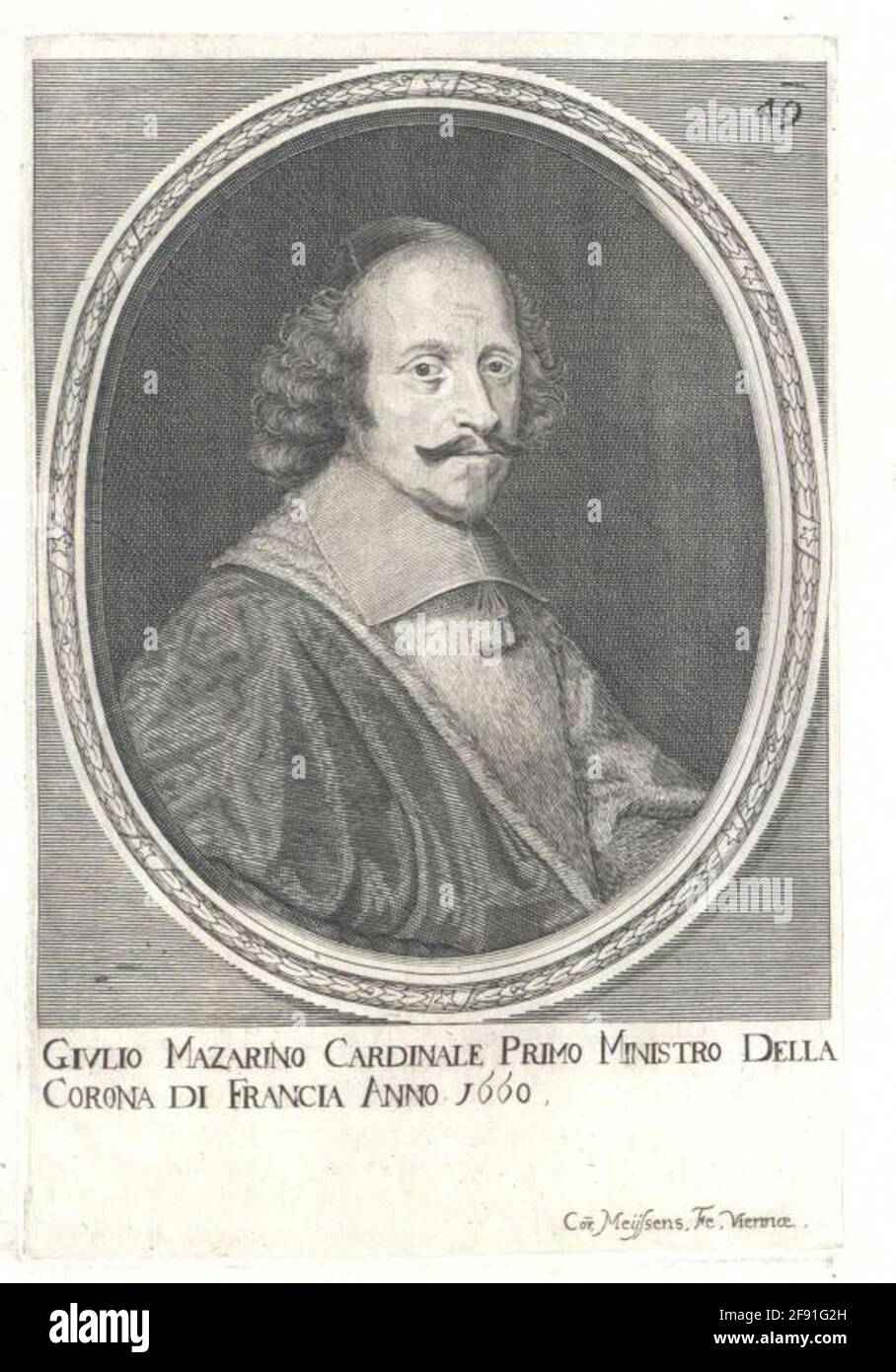 Mazarin, Jules. Foto Stock