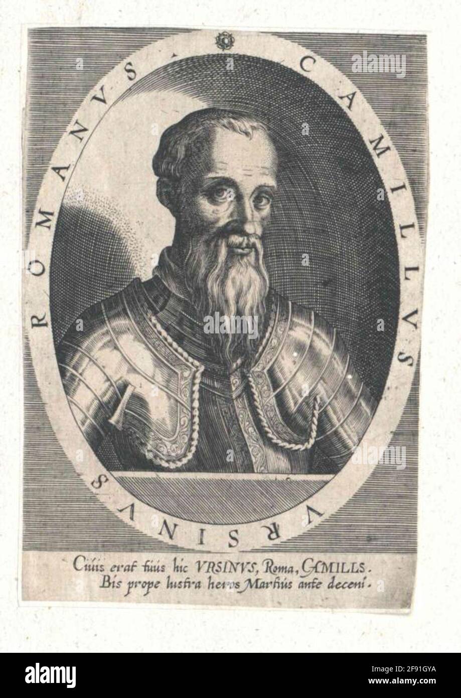 Orsini, Camillo Conte. Foto Stock