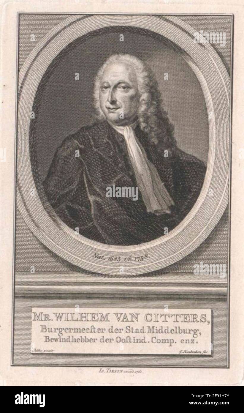 Citters, Wilhelm van. Foto Stock