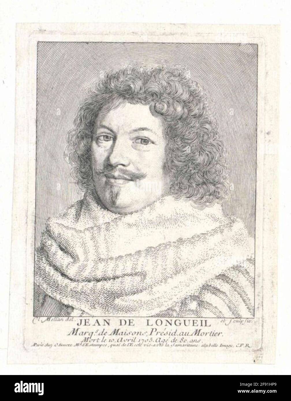 Longueil, Marquis de Houses, René de. Foto Stock