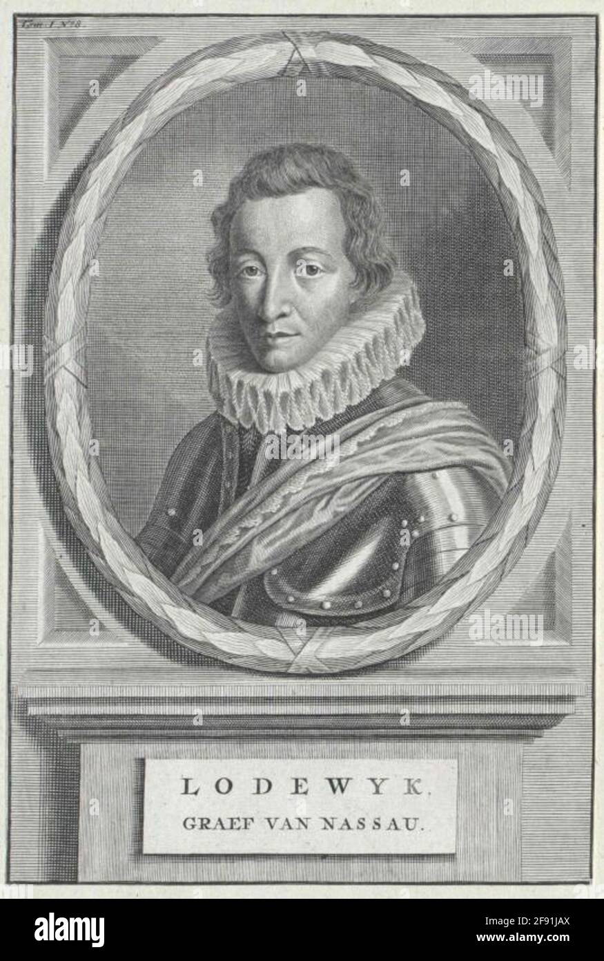 Ludwig (II), Conte di Nassau Saarbrücken. Foto Stock
