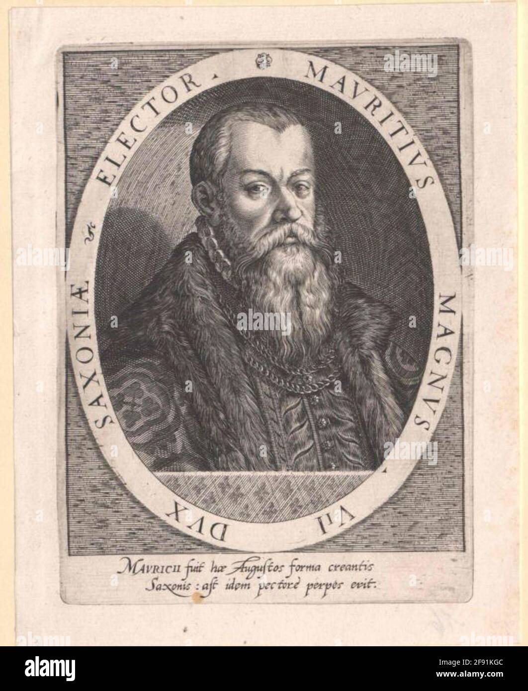 Moritz, Elettore di Sassonia Stecher: Kilian, Wolfgang Foto Stock
