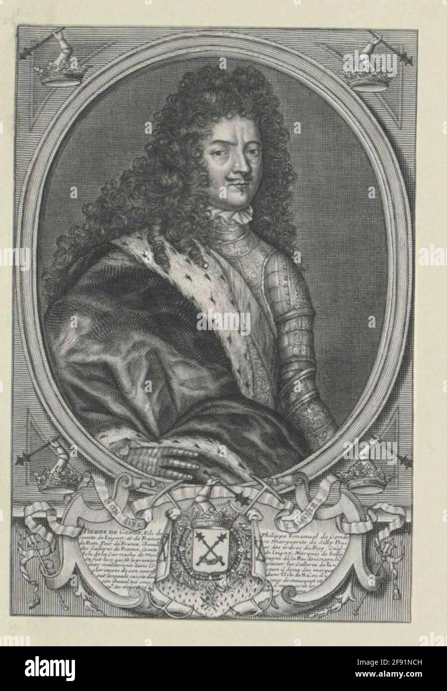 Gondi, Pierre Duc de Retz, Comte de Joigny. Foto Stock
