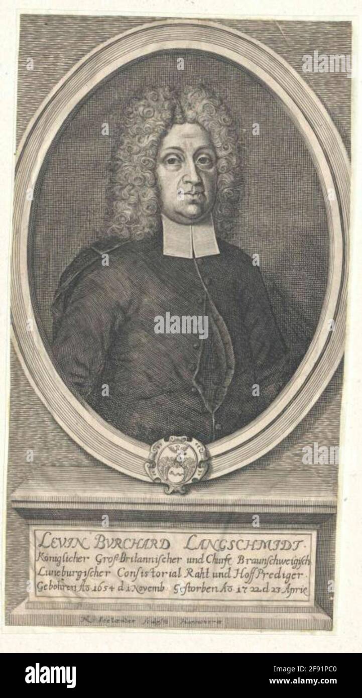 Langschmidt, Levin Burchard . Foto Stock