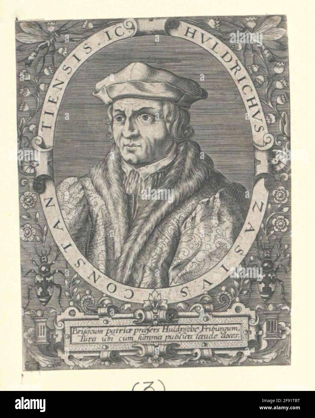 Zasius, UDALRricus regimi: Bry, theodor Dedaturning: 1597/1597/1599 CARDORT: Francoforte (Mainfurt (Mainfurt) Foto Stock