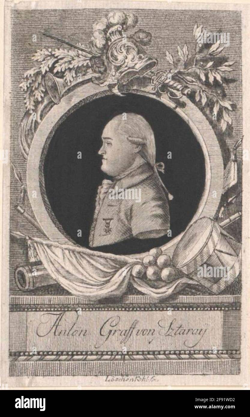 Sztáray von und Sztára Great Michael, Anton Graf. Foto Stock