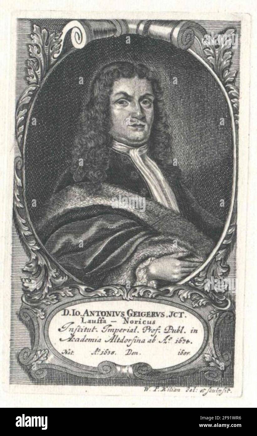 Geiger, Johann Anton Stecher: Fleischmann, cristiano di agosto Foto Stock