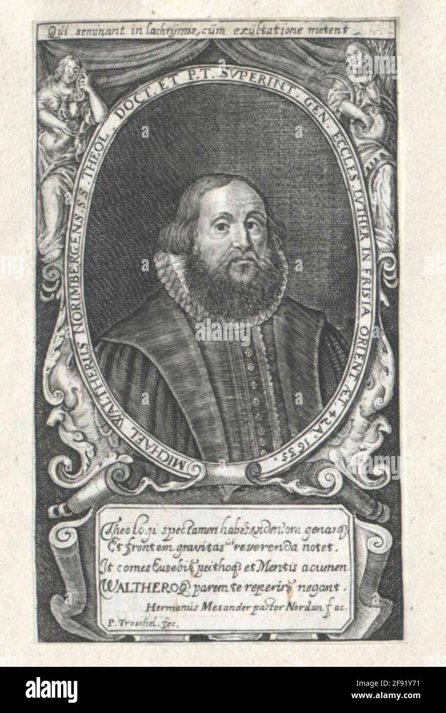 Walther, Michael Stecher: Trooschel, Peter Foto Stock