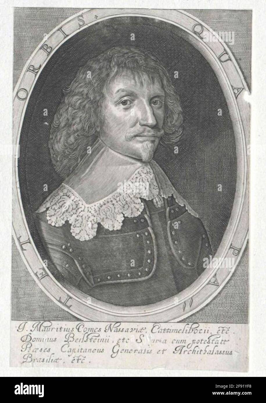 Johann Moritz, Principe di Nassau-Siegen Editore: Janssonius, Johannesverlagsort: Amsterdam Foto Stock