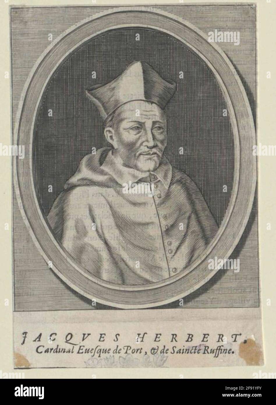 James Herbert fuori dalla porta. Foto Stock