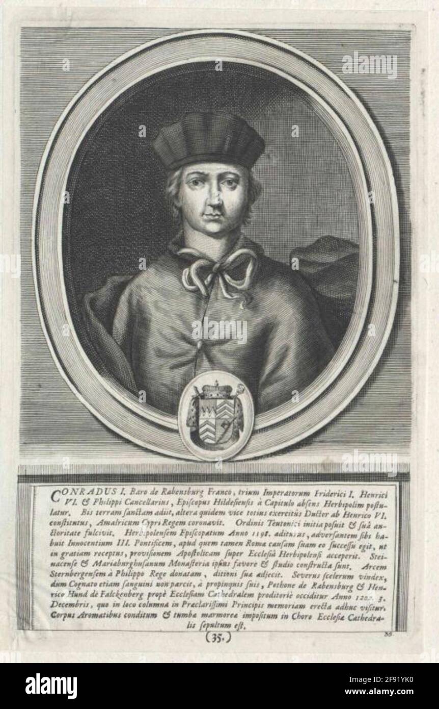 Querfurt, Corrado di. Foto Stock