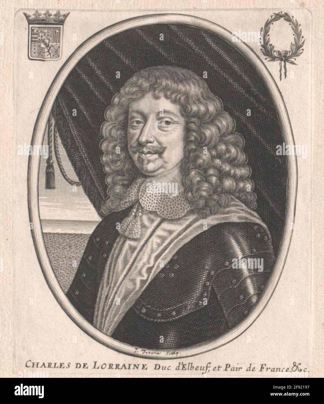 Carlo II di Lorena, Duca di Elbouf. Foto Stock