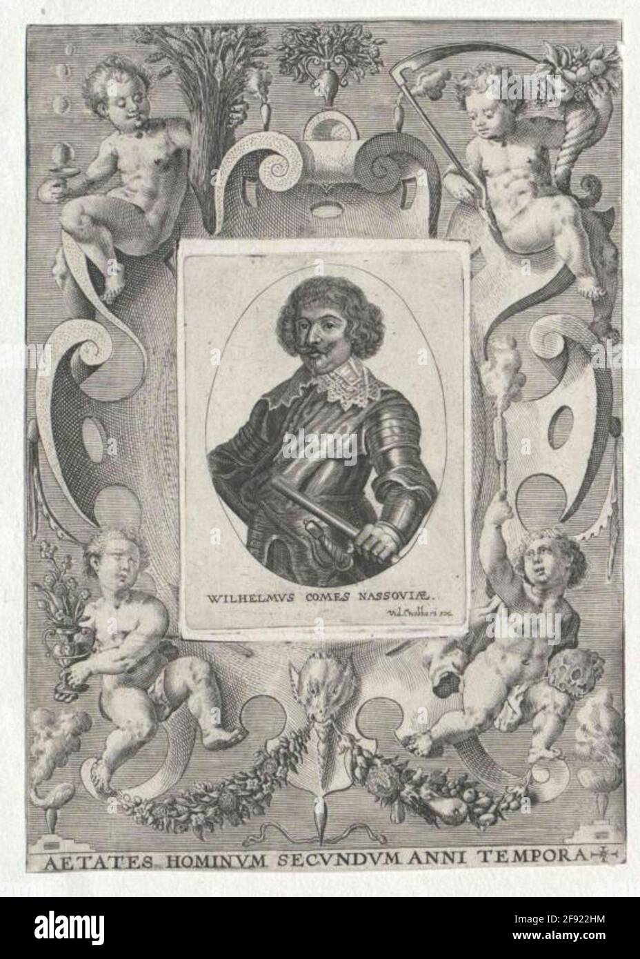 Guglielmo, conte di Nassau-Siegen. Foto Stock