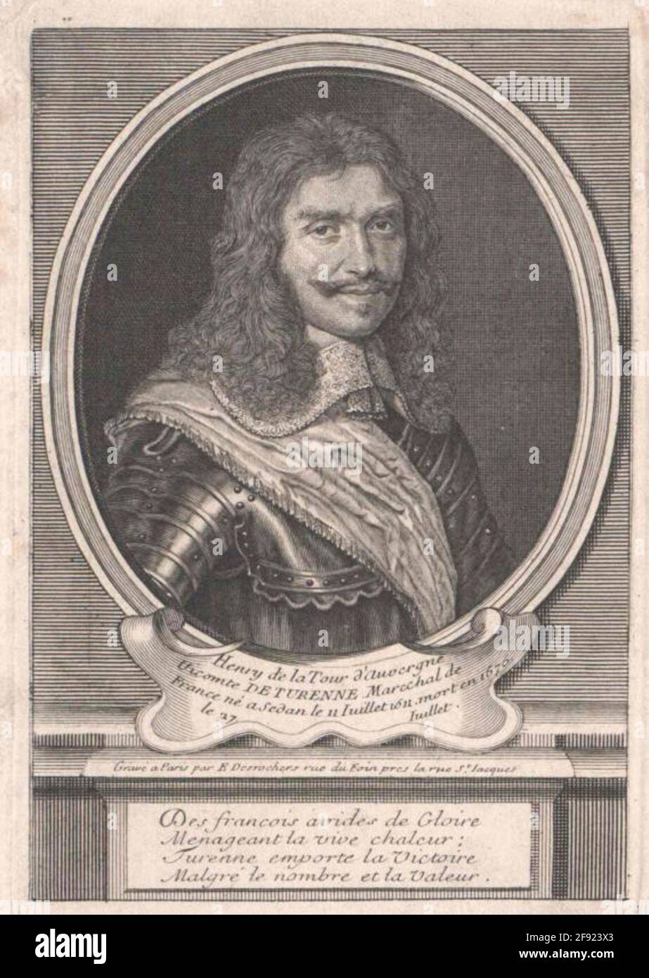Turenne, Henri de la Tour d'Auvergne, Vicomte de Stecher: Desrochres, Etienne Foto Stock
