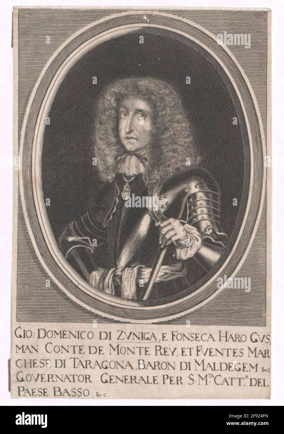 Monterrey, Juan Domingo de Zuniga e Fonseca, 6. Conteggio di. Foto Stock