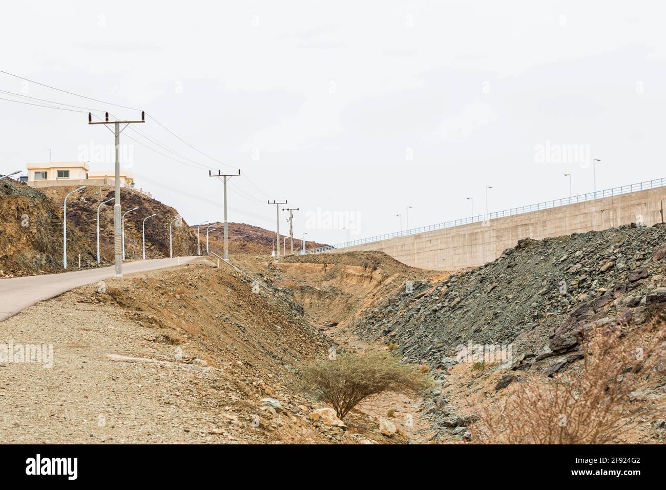 diga al nakhl a yanbu, arabia saudita Foto Stock