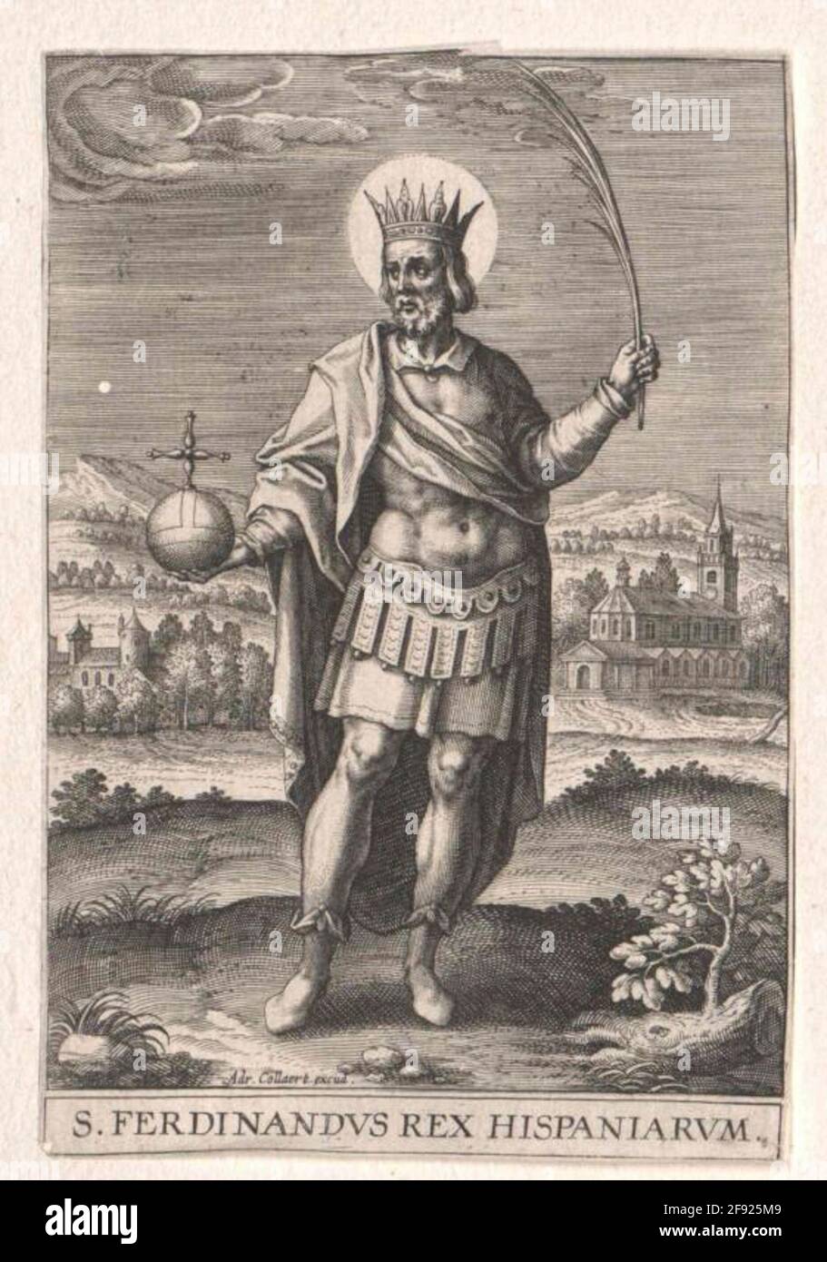 Ferdinando III, il Santo, Re di Castiglia e León. Foto Stock