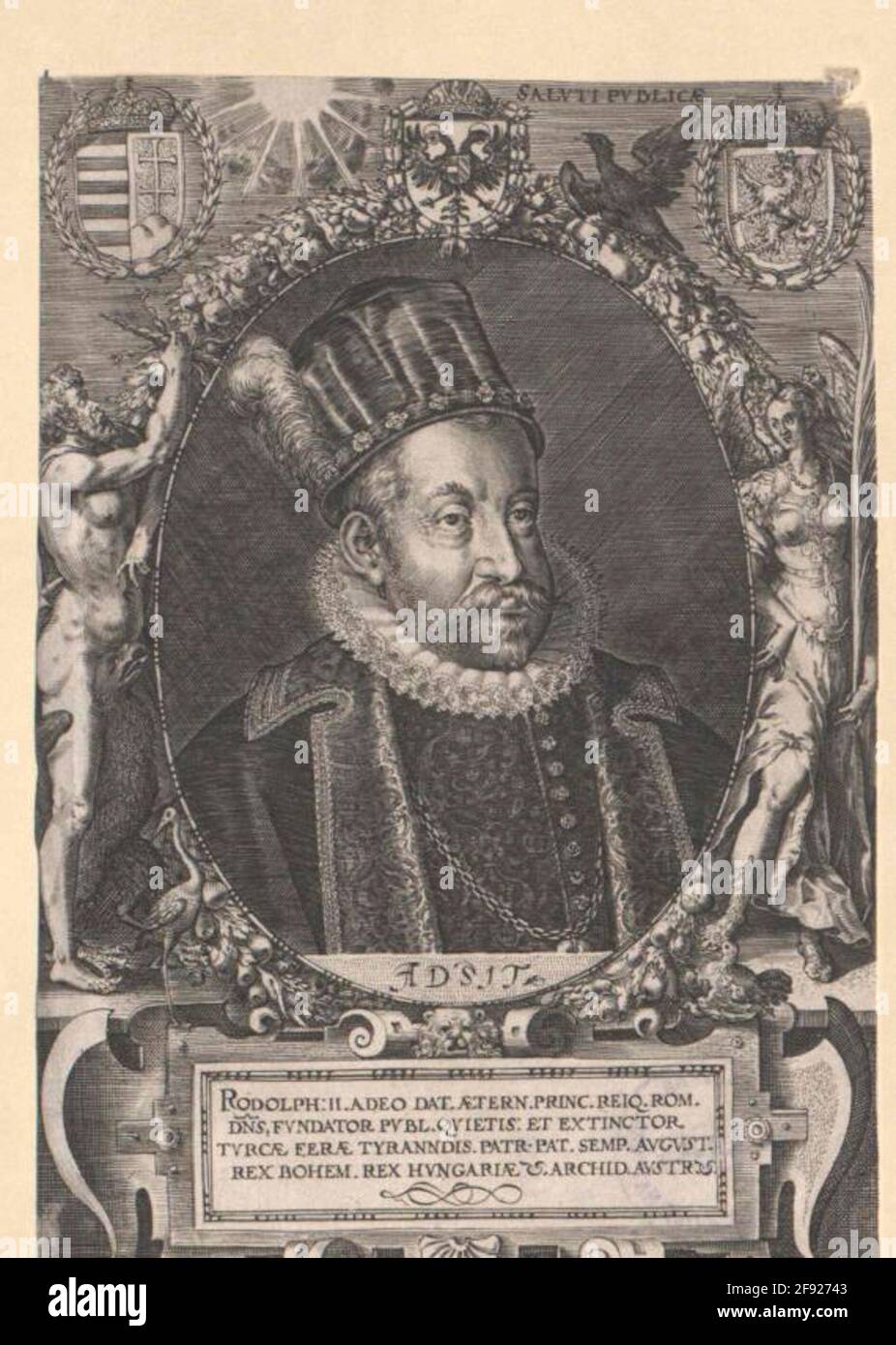 Rudolf II, Kaiser romano-tedesco. Foto Stock