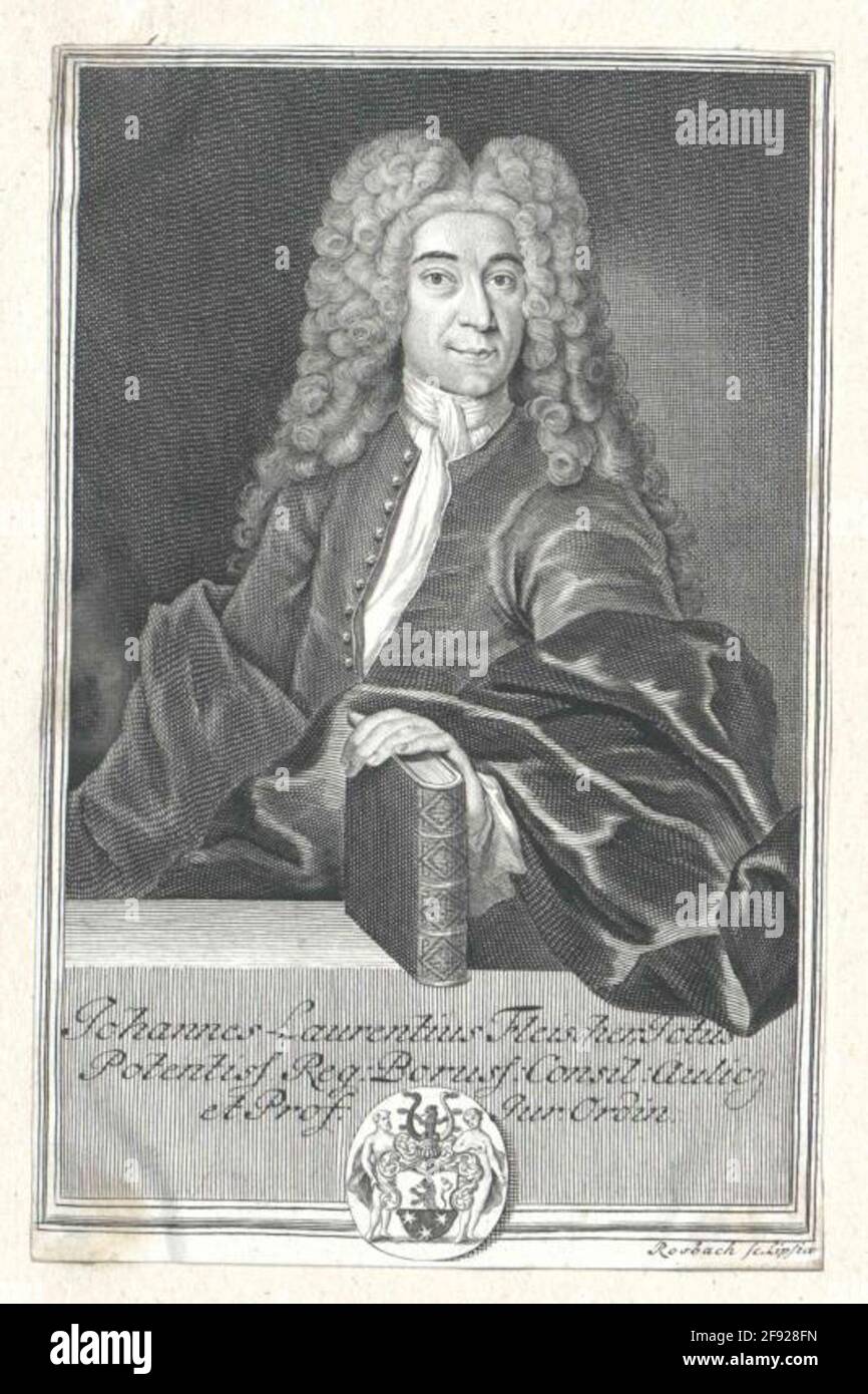 Macellaio, Johann Lorenz Stecher: Rosbach, Johann Friedrich Foto Stock