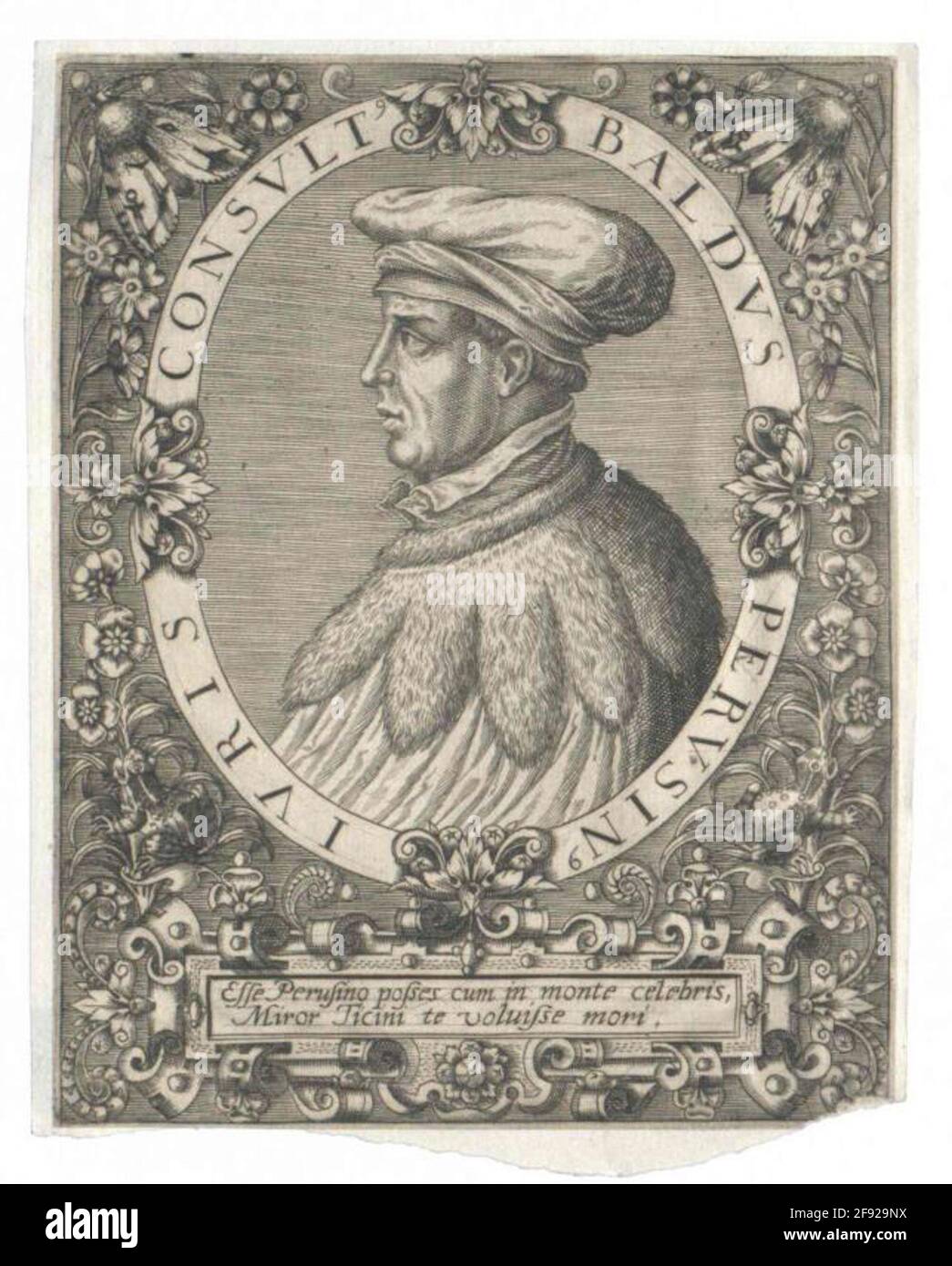 Baldus de Ubaldis Unknown artista datazione: 1597/1509 Foto Stock