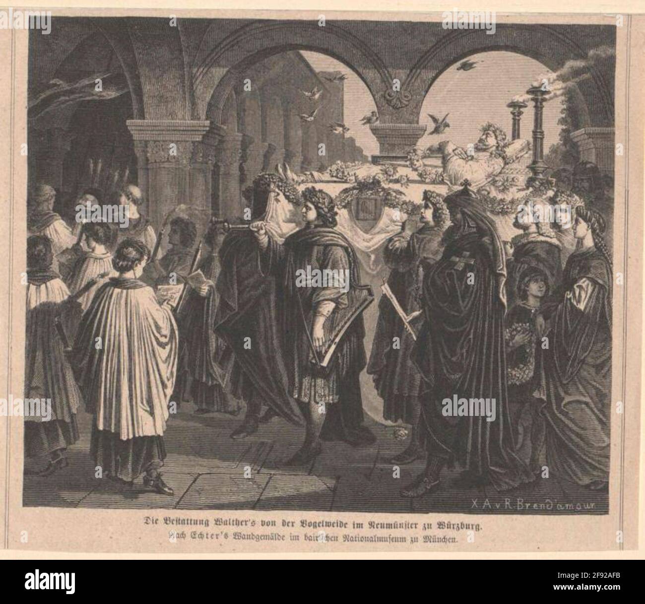 Walther dal peso degli uccelli. Foto Stock Walther dal peso degli uccelli. Foto Stock