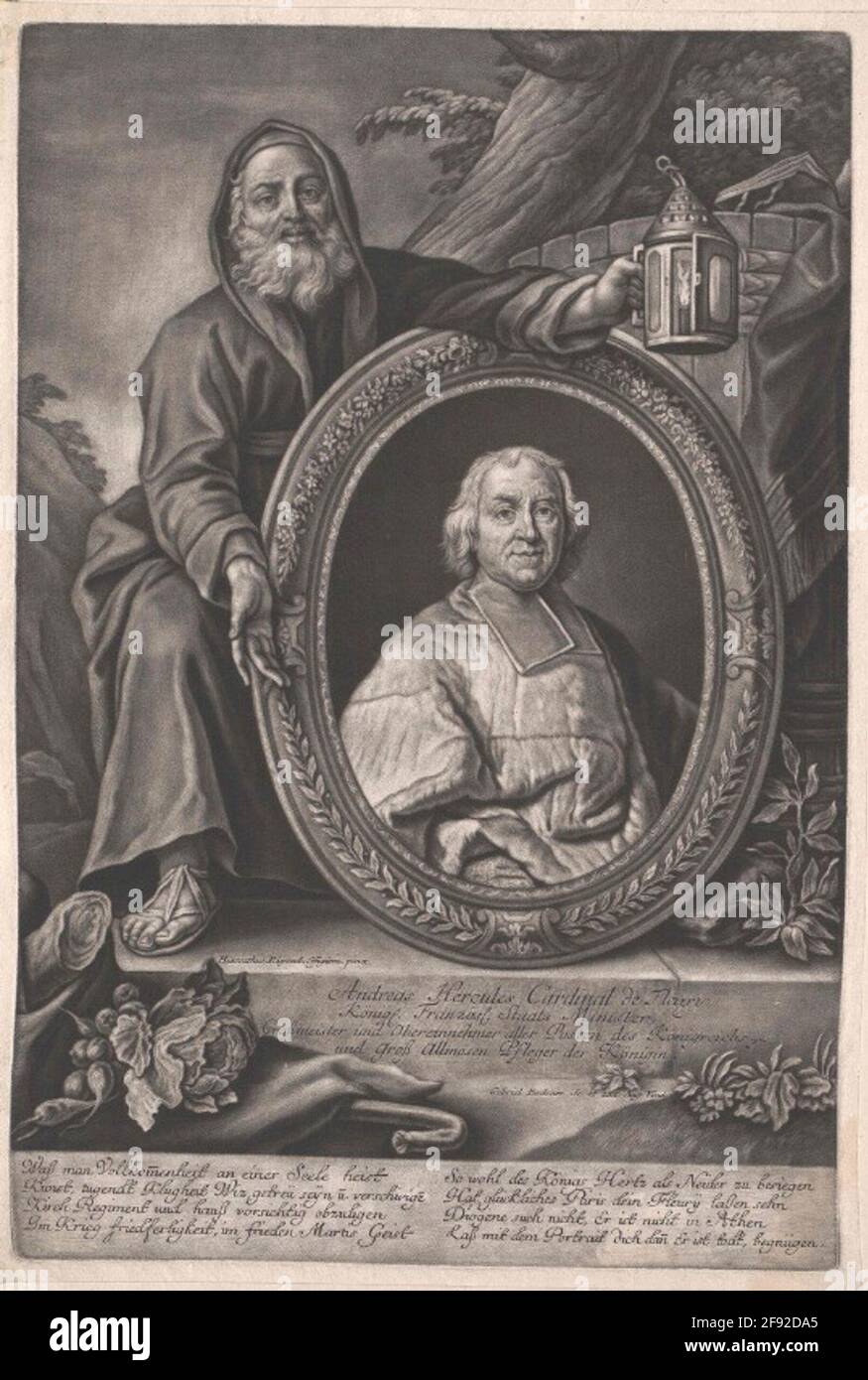 Fleury, André Hercule de Editore: True, Gabriel (2) Pittore: Rigaud, Hyacintecher: True, Gabriel (2) Foto Stock