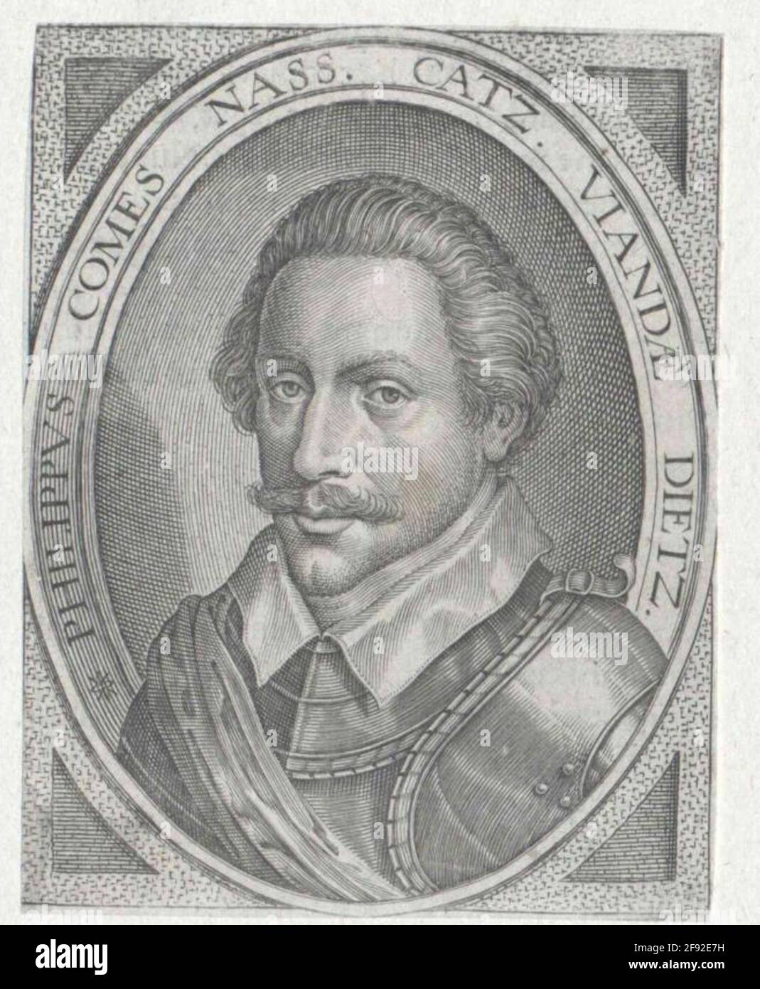 Philipp, conte di Nassau-Dillenburg. Foto Stock