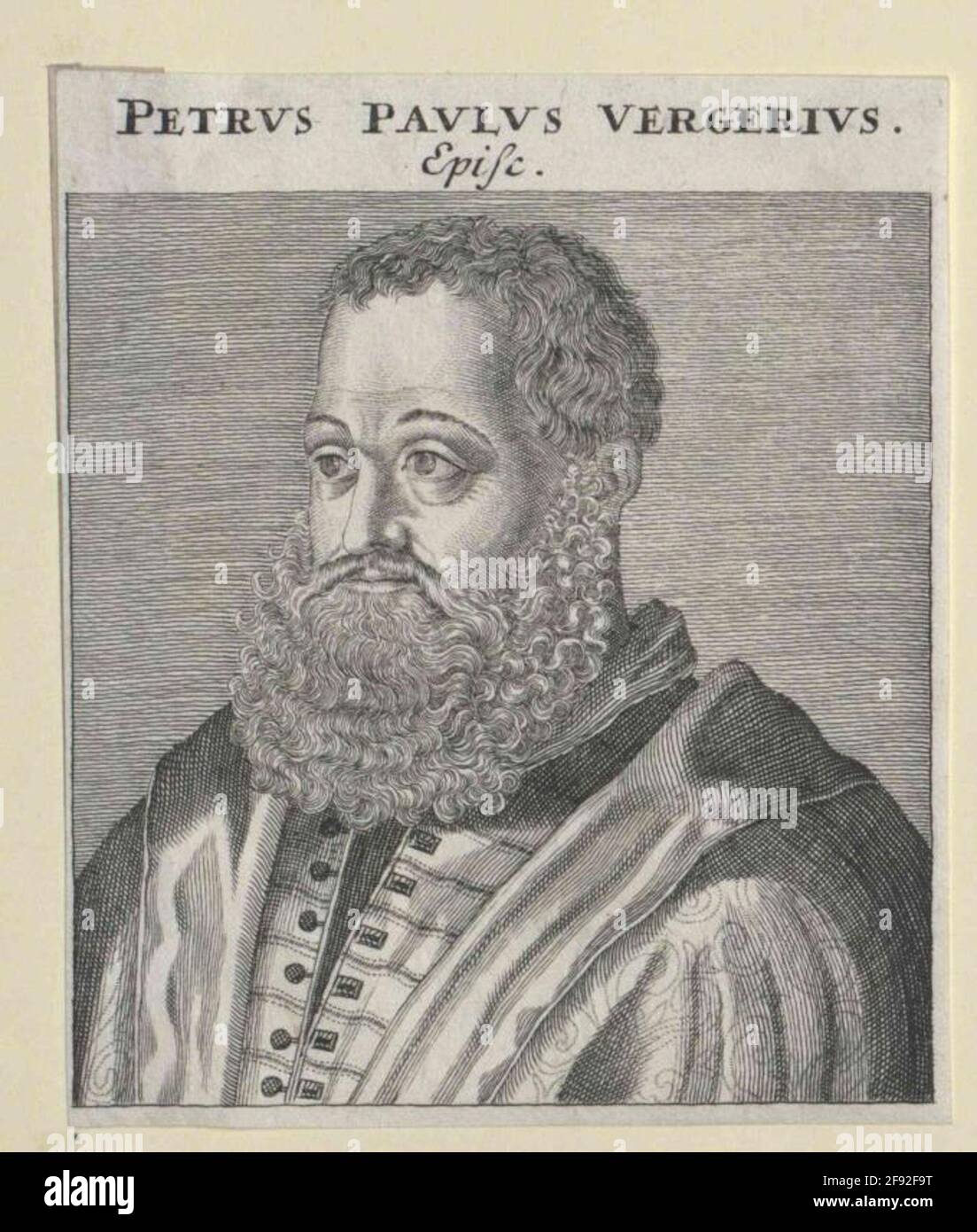 Vergerio, Pietro Paolo. Foto Stock