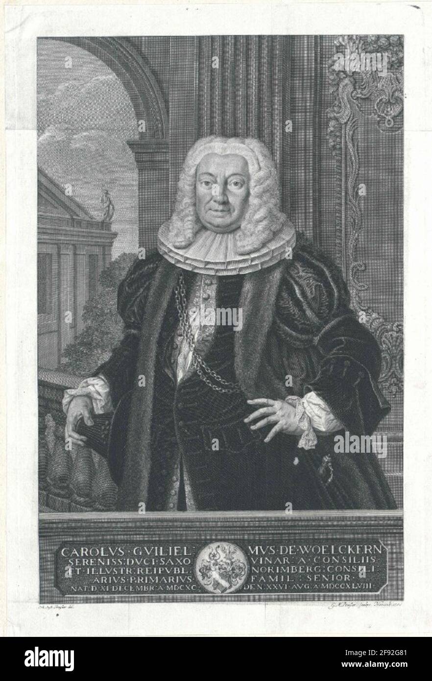 Woelcker, Carl Wilhelm. Foto Stock