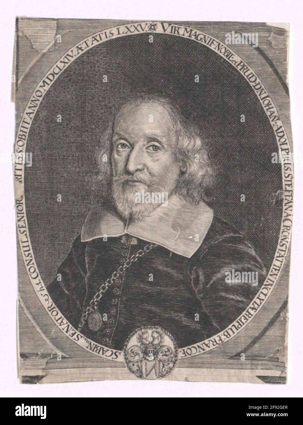 Steffan di Cronstetten, Johann Adolph. Foto Stock