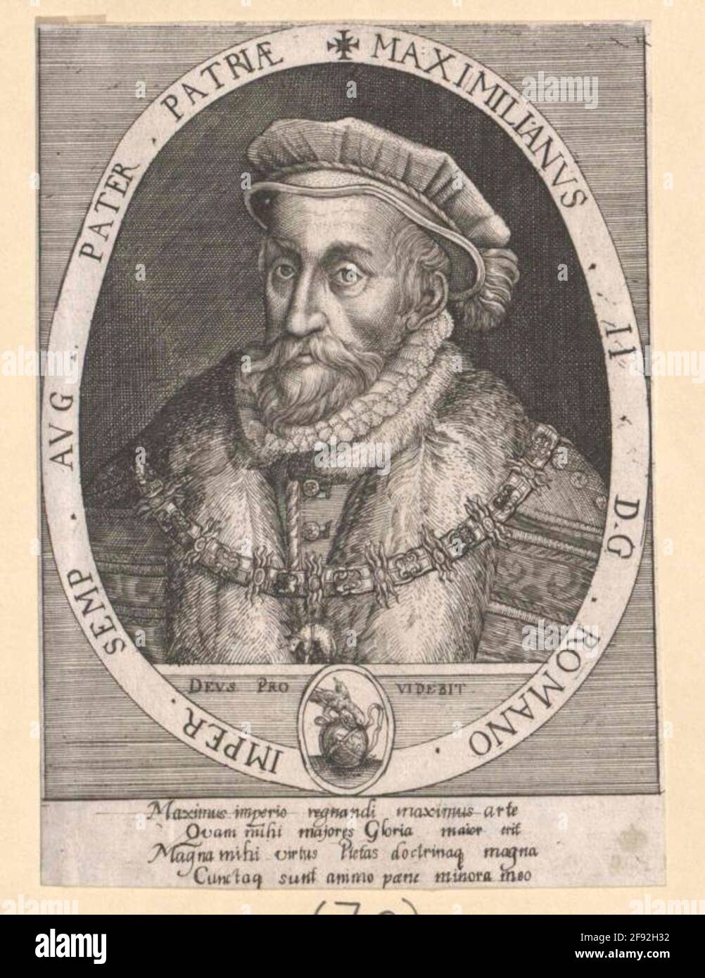 Massimiliano II., Kaiser romano-tedesco 1601/1633 Foto Stock