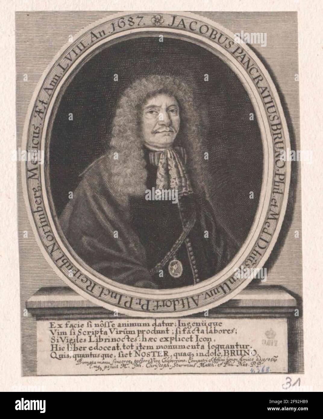 Bruno, Jakob Pankraz Editore: Tauber, Johann Danielstecher: Fleischmann, J. C. Foto Stock