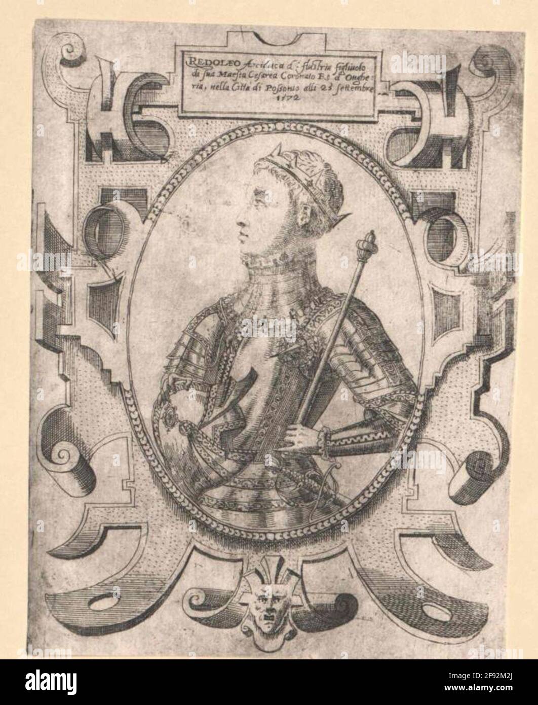 Rudolf II, Kaiser romano-tedesco. Foto Stock